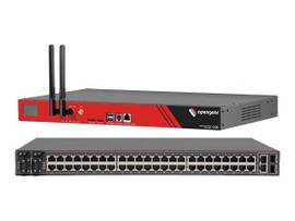 OPENGEAR 48SER SW SLCTBL DUAL DC2GBE ETHERNET OR FIBER SFP 16GB FLASH BELL 4G LTE CLLULR MULTI CARRIER V.92 MODEM