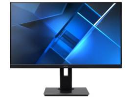 ACER B277U EBMIIPRZX 27IN 2560X1440 AG 3 SIDES FRAMELESS 16:9 100,000,000:1 1,000:1 178 H /178 V SPEAKER 2 x 2W 4ms GRAY TO GRAY VESA WALL MOUNT