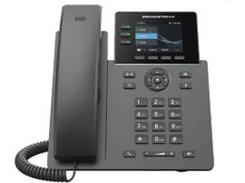GRANDSTREAM 3 LINES, 4 SIP ACCOUNTS, 2.8 IN SCRN, POE, GIGE