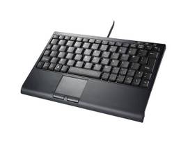 SUPER COMPACT MINI KEYBOARD W/ TOUCHPAD - USB - BLACK