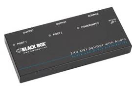 BLACK BOX CORP 1 X 2 DVI-D SPLITTER WITH AUDIO AND HDCP