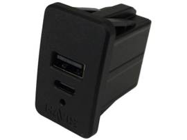 USB,DUALMDL,4.8AMPS, 2 PORT,VSX,