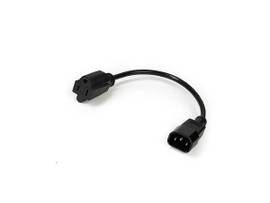 1FT POWER EXTENSION CORD C14 TO 5-15R