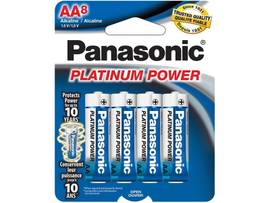 PANASONIC PLATINUM POWER ALKALINE AA 8PK