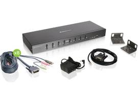 IOGEAR CBL W/ 8-PRT DUAL LINK DVI KVMP