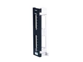 SIEMON COPPER, PATCH PANEL, MAX, , UTP, 12 OPENINGS, FLAT, BLACK, WITHOUT WIRE MANAGER