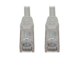 TRIPPLITE CAT6A CABLE SNAGLESS MOLDED WHITE 20FT