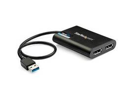 ADAPTER USB TO DUAL DISPLAYPORT 4K 60HZ