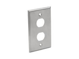 TRIPP LITE RJ45 BULKHEAD WALL PLATE 2 CUTOUTS