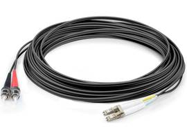 ADD-ON 2M LC/ST M/M OM3 BLACK FIBER PATCH CBL