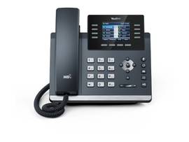 SIP-T44W; Ultra-elegant Gigabit IP Phone; 2.8 320x240-pixel color display with backlight; Built-in WiFi and Bluetooth.