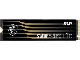 MSI SPATIUM M480 PRO PCIE 4.0 NVME M.2 1TB PLAY