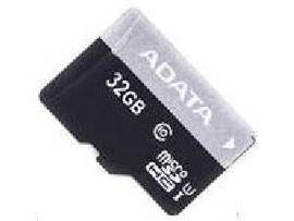 ADATA 32G MICRO MEM CRD W/ADPTR BLU