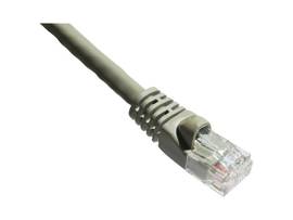AXIOM 2FT CAT6 550MHZ S/FTP SHIELDED PATCH CABLE MOLDED BOOT (GRAY)