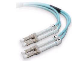 BELKIN MLTMODE AQUA CBL LC/LC 50/125 10GB 2MTRS