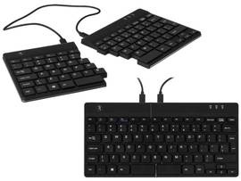 R-GO SPLIT ERGONOMIC KEYBOARD, BLUETOOTH, BLACK