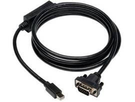 Mini DisplayPort 1.2 to VGA Active Adapter Cable, Mini DP to HD15 (M/M), 1920x12