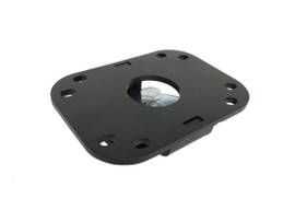 GAMBER 10 DEGREE ANGLED LOWSWIVEL WITH .38IN HOLE, MOUNTS ON 3/8IN STUD. GJ AND VESA 75 MOUNTING PATTERN.