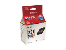 CANON INK CLI-251 BKCM&Y VALUE PK