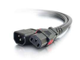 C2G 10FT LOCKING C14 TO C13 10A 250V BLACK