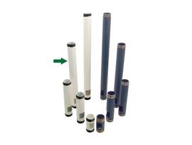 PIPE 18 IN PRE-CUT NPT CABLE OUT WHT