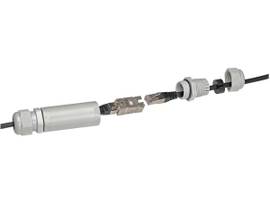 NETWORK CABLE COUPLER IP66