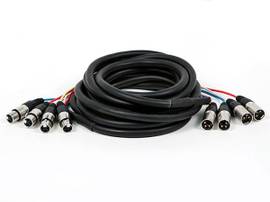 MONOPRICE CHANNEL-4 XLR M/XLR F SNAKE CABLE 20F