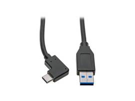 TRIPP LITE USB C TO USB-A CABLE RIGHT ANGLE M/M 3FT