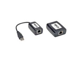 TRIPP LITE 1-PORT USB OVER CAT5/CAT6 EXTENDER KIT - PLUG AND PLAY, INTERNATIONAL PLUG ADAPTERS, 164 FT. 50 M