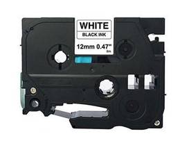 BROTHER TZE-231 COMPATIBLE PREMIUM TAPE BLACK / WHITE 12MM