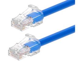 MONOPRICE CAT6A 1FT BLU CMPNT LEV PTCH CBL_ UTP_ 24AWG_ 500MHZ_ PURE BARE CPPR_ SNGLS RJ45_ MCR SLMRUN SERS ENET CBL