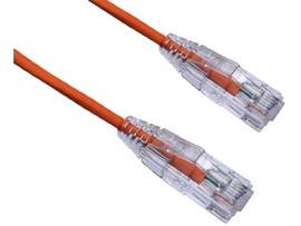 AXIOM 2FT CAT6 BENDNFLEX ULTRA-THIN SNAGLESS PATCH CABLE 550MHZ (ORANGE)