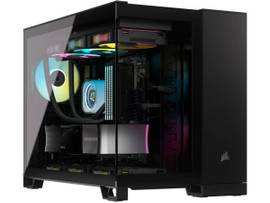 CORSAIR 2500X LINK TEMPERED GLASS MID-TOWER, BLACK