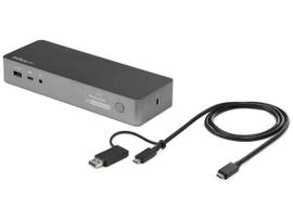 STARTECH DOCKING STATION FOR USB-C, TB3/4, USB-A LAPTOPS - WORKS W/ WINDOWS, MACOS, UBUNTU, CHROMEOS - DUAL MONITORS ON A MACBOOK AIR/PRO M1/M2/M3, DU