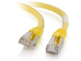 C2G 14FT CAT6 SNAGLESS STP CABLE-YLW