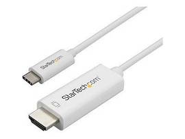 White 3.3ft/1m USB Type C DP Alt Mode HBR2 to HDMI 2.0 Cable 4K 60Hz/1080p / 7.1