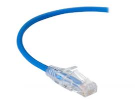 BLACK BOX CORP SLIM-NET CAT6A PATCH CABLE BLUE 12FT