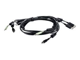 VERTIV CABLE, 2-DISPLAYPORT/1-USB/1-AUDIO, 6FT