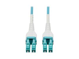 TRIPP 100G DUPLEX MULTIMODE 50/125 OM4 ARMORED FIBER OPTIC CABLE LC/LC DUPLEX M/M LSZH AQUA 100 M 328 FT