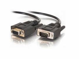 C2G 1FT DB9 M/F ALL LINES EXT CBL BLK