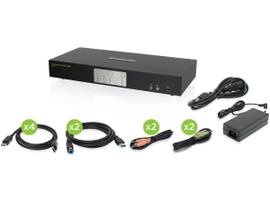 IOGEAR 2PRT 4K DUL VIEW DSPLYPRT KVMP SWIT