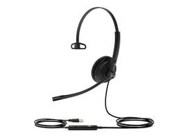 UH34 SE MONO (MONAURAL) USB-C HEADSET, 3.5MM CONNECTOR, BOOM MICROPHONE, NOISE CANCELING, HEADBAND, HD VOICE, TEAMS, LEATHER EAR CUSHION