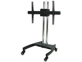 MOBILE CART W/40IN DUAL POLES/MOUNT