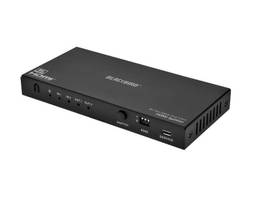 MONOPRICE BLACKBIRD 8K DUAL FUNCTION SPLITTER/SWITCH (1X2 SPLITTER OR 2X1 SWITCH)_ 8K@60_ 4K@120_ 40GBPS_ HDR_ HDMI 2.1_ HDCP 2.3_ EDID