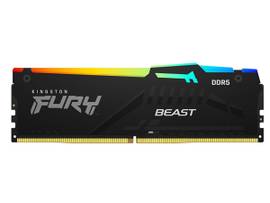 KINGSTON 64GB 6400MT/S DDR5 CL32 DIMM (KIT OF 2) FURY BEAST RGB XMP