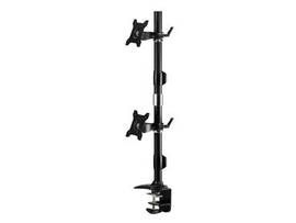 AMER DUAL MONITOR VERTICAL CLAMP MOUNT