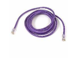 BELKIN CAT5E PATCH CABLE RJ45M 15FT PURPLE