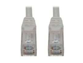 TRIPPLITE CAT6A CABLE SNAGLESS MOLDED WHITE 25FT
