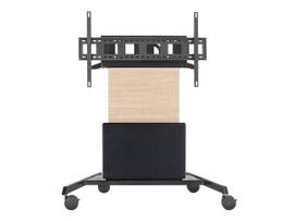 AVTEQ INC DYNAMIQ EXECUTIVE CART IS HEIGHT ADJUSTABLE WITH AN ELECTRIC MOTOR TO PROVIDE 20 OF VERTICAL ADJUSTMENT. SUPPORTS 70 CISCO WEBEX BOARD