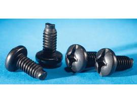 LEGRAND-ORTRONICS PNL MTG SCRS,#12-24 X 0.625,50PCS,BK
